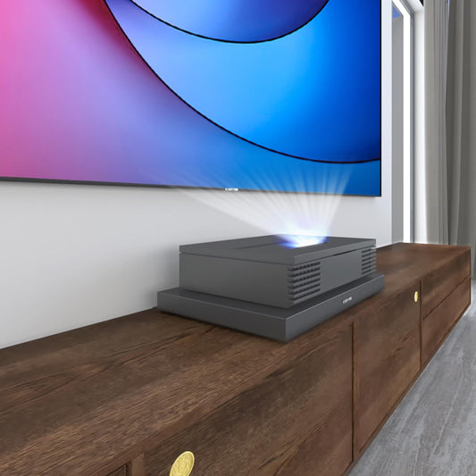 MST-600-B motorized slider tray for UST/laser projectors, extends to 150", auto retract, holds 40lbs, 3 install types