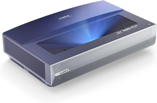 4K smart UST projector, 2200 ANSI, WiFi6/5G, HDR10, Android, 1080P, ultra short throw, home theater with speakers
