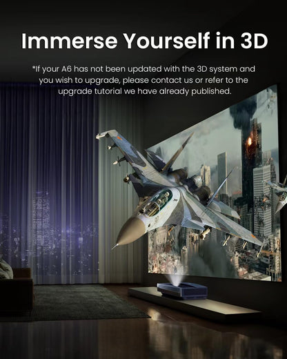4K smart UST projector, 2200 ANSI, WiFi6/5G, HDR10, Android, 1080P, ultra short throw, home theater with speakers