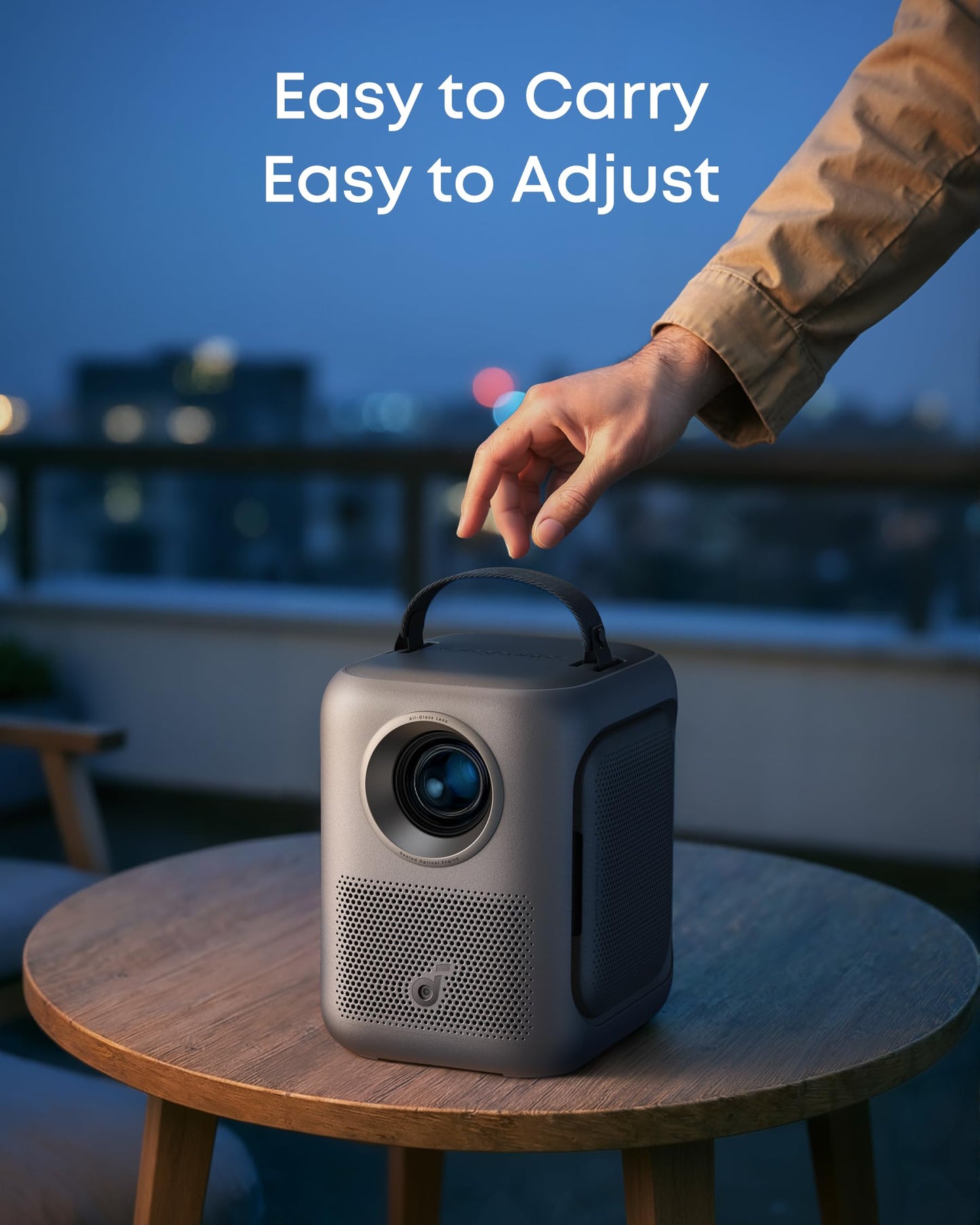Anker Nebula P1i portable projector, WiFi/BT, 1080P FHD, 4K support, 380 ANSI, auto focus/keystone, built-in speaker